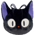Japan Ghibli Plush Drawstring Bag - Kiki's Delivery Service : Cat Jiji - 1