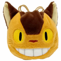 Japan Ghibli Plush Drawstring Bag - My Neighbor Totoro : Cat Bus