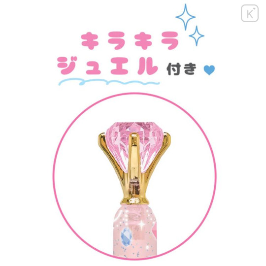 Japan Sanrio Pencil Cap Set - Hello Kitty & Kuromi & My Melody : Jewel Sparkling Ribbon - 2