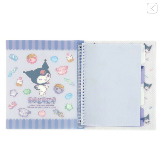 Japan Sanrio B5 26 Hole Binder - Kuromi : Colorful Gummy - 3