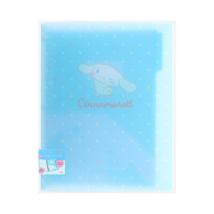 Japan Sanrio B5 26 Hole Binder - Cinnamoroll : Wink Blue