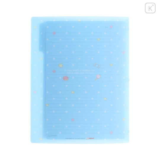 Japan Sanrio B5 26 Hole Binder - Cinnamoroll : Wink Blue - 3
