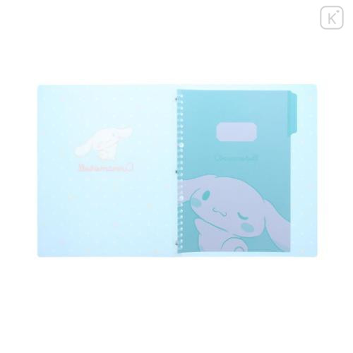 Japan Sanrio B5 26 Hole Binder - Cinnamoroll : Wink Blue - 4