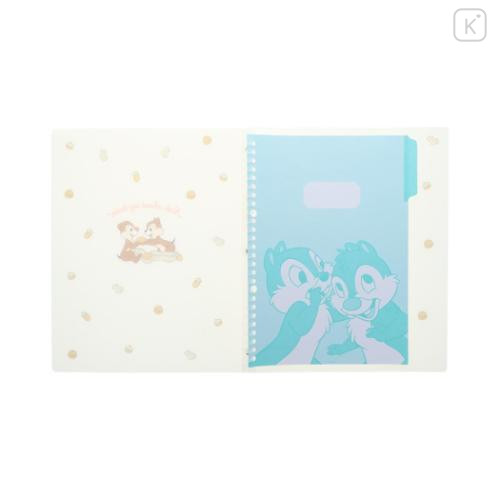 Japan Disney B5 26 Hole Binder - Chip & Dale : Nuts - 4