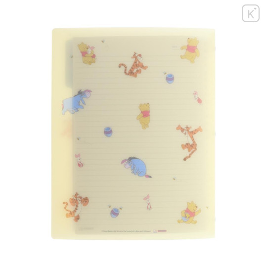 Japan Disney B5 26 Hole Binder - Winnie the Pooh : Friends - 3
