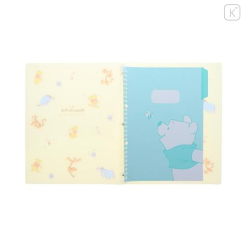 Japan Disney B5 26 Hole Binder - Winnie the Pooh : Friends - 4