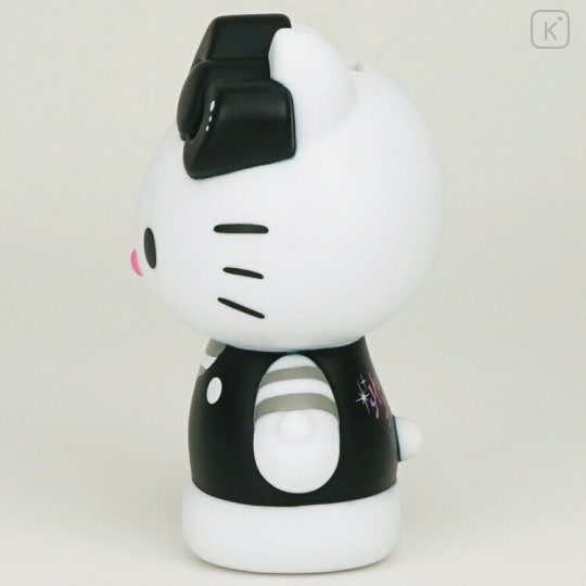 Japan Sanrio Vinyl Piggy Bank - Hello Kitty : Monochrome - 3