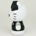 Japan Sanrio Vinyl Piggy Bank - Hello Kitty : Monochrome - 3
