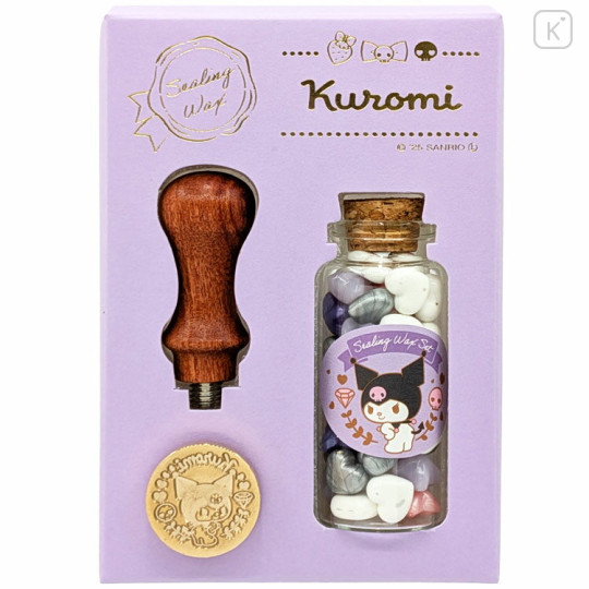 Japan Sanrio Sealing Wax Set - Kuromi : Classic - 1