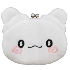 Japan Sanrio Mini Gamaguchi Clasp Pouch Coin Purse - Hanamaruobake : Smile