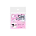 Japan Sanrio Die-cut Block Sticky Notes - Kuromi & My Melody : Ribbon - 1