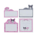 Japan Sanrio Die-cut Block Sticky Notes - Kuromi & My Melody : Ribbon - 3