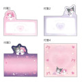 Japan Sanrio Die-cut Block Sticky Notes - Kuromi & My Melody : Dream - 2