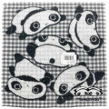 Japan San-x Jacquard Towel Handkerchief - Tarepanda : All Over Pattern Black - 1