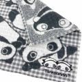 Japan San-x Jacquard Towel Handkerchief - Tarepanda : All Over Pattern Black - 2