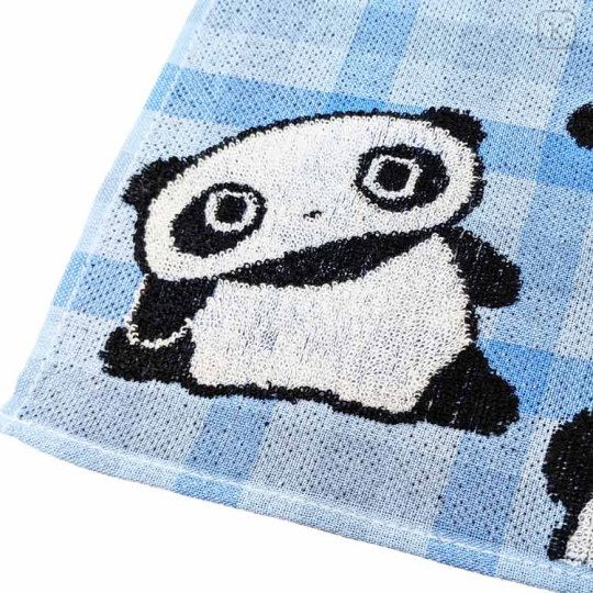 Japan San-x Jacquard Towel Handkerchief - Tarepanda : All Over Pattern Blue - 2