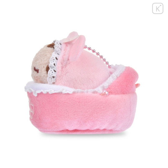 Japan Disney Store Tsum Tsum Plush Keychain - Minnie : Baby Sleep - 3