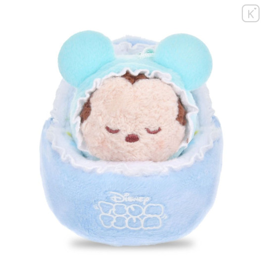 Japan Disney Store Tsum Tsum Plush Keychain - Mickey : Baby Sleep - 1
