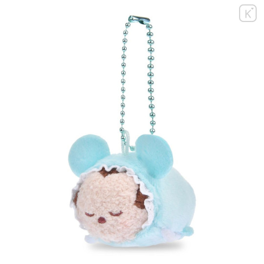 Japan Disney Store Tsum Tsum Plush Keychain - Mickey : Baby Sleep - 5