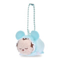 Japan Disney Store Tsum Tsum Plush Keychain - Mickey : Baby Sleep - 5