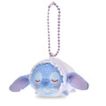 Japan Disney Store Tsum Tsum Plush Keychain - Stitch : Baby Sleep - 5