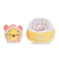 Japan Disney Store Tsum Tsum Plush Keychain - Pooh : Baby Sleep - 2