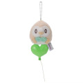 Japan Pokemon Plush Keychain - Rowlet : Pokepeace Mellow Heart - 1