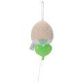 Japan Pokemon Plush Keychain - Rowlet : Pokepeace Mellow Heart - 4