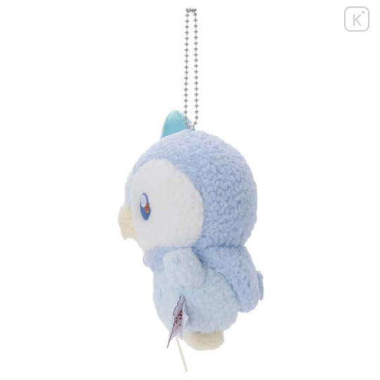 Japan Pokemon Plush Keychain - Piplup : Pokepeace Mellow Heart - 3