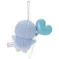 Japan Pokemon Plush Keychain - Piplup : Pokepeace Mellow Heart - 4