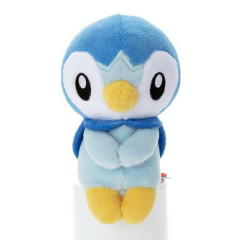 Japan Pokemon Chokkorisan Sitting Plush Doll - Piplup