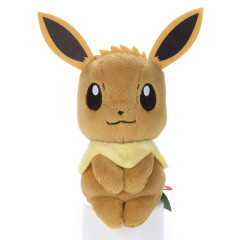 Japan Pokemon Chokkorisan Sitting Plush Doll - Eevee