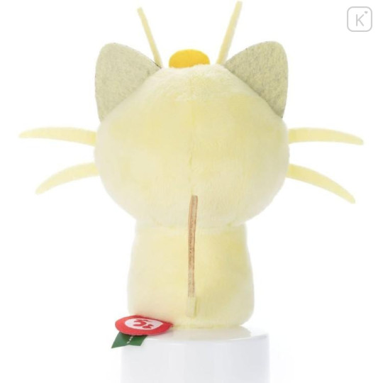 Japan Pokemon Chokkorisan Sitting Plush Doll - Meowth - 4