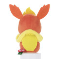Japan Pokemon Chokkorisan Sitting Plush Doll - Eevee Evolution : Flareon - 3