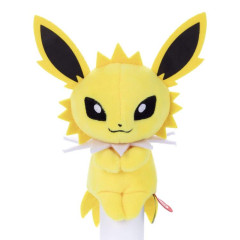 Japan Pokemon Chokkorisan Sitting Plush Doll - Eevee Evolution : Jolteon