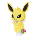 Japan Pokemon Chokkorisan Sitting Plush Doll - Eevee Evolution : Jolteon - 2