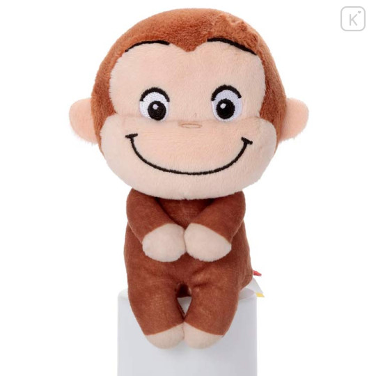 Japan Curious George Chokkorisan Sitting Plush Doll - 1