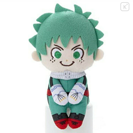 Japan My Hero Academia Chokkorisan Sitting Plush Doll - Izuku Midoriya - 1