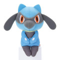 Japan Pokemon Chokkorisan Sitting Plush Doll - Riolu - 1