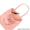 Japan Chiikawa Embroidered Mini Tote Bag - Chiikawa : Baby Pink Crying - 3