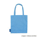 Japan Chiikawa Embroidered Mini Tote Bag - Hachiware : Blue Fried Crab - 2