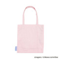 Japan Chiikawa Embroidered Mini Tote Bag - Furuhonya Kani-chan : Reading Pink - 2