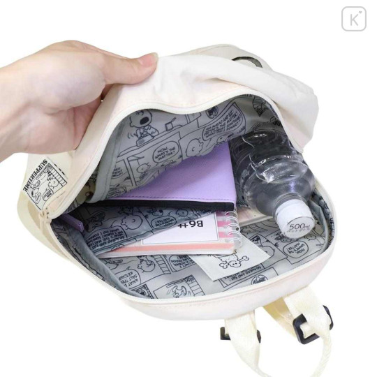 Japan Peanuts Mini Backpack - Snoopy : Relax Ivory - 3