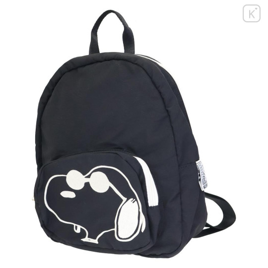 Japan Peanuts Mini Backpack - Snoopy : Joe Cool Black - 1