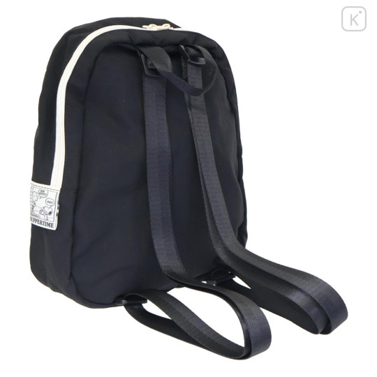 Japan Peanuts Mini Backpack - Snoopy : Joe Cool Black - 2