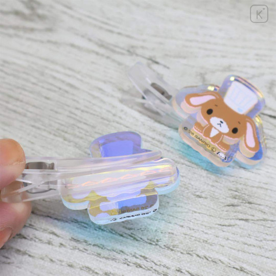 Japan Sanrio Acrylic Clip Set - Sugarbunnies : Chef - 2
