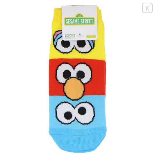 Japan Sesame Street Socks - Funny Eyes - 1