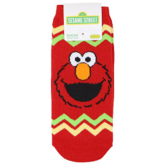 Japan Sesame Street Socks - Elmo Happy Face