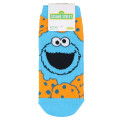 Japan Sesame Street Socks - Cookie Monster Happy Face - 1