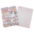 Japan Peanuts Letter Envelope Set - Snoopy & Woodstock : Comic Red - 2